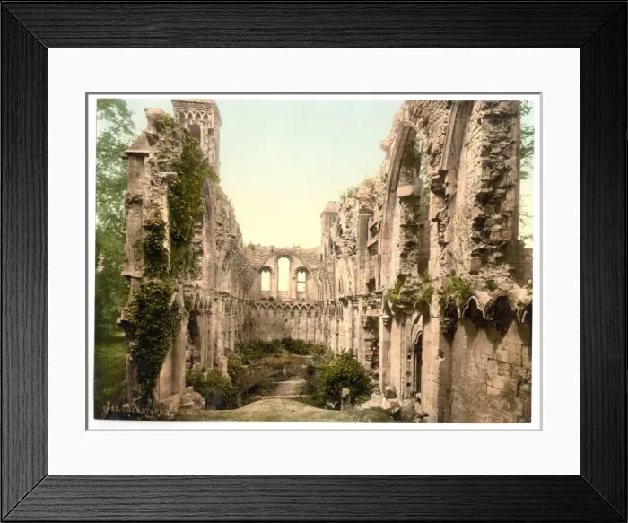 Framed Print : Abbey, St. Josephs Chapel, Glastonbury, England Framed Print : Abbey, St. Josephs Chapel, Glastonbury, England