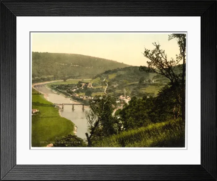 Framed Print : General view, Tintern, England Framed Print : General view, Tintern, England