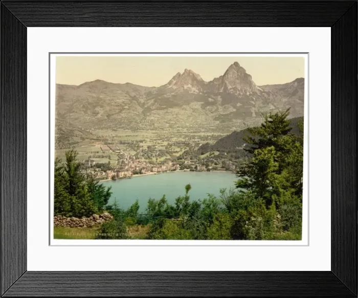 Framed Print : Brunnen and the Mythen, Lake Lucerne, Switzerland Framed Print : Brunnen and the Mythen, Lake Lucerne, Switzerland