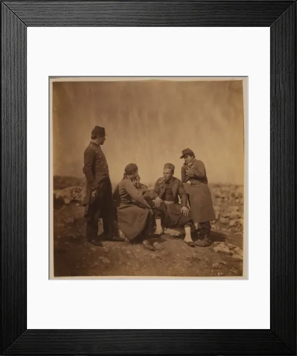 Framed Print : Zouaves & soldiers of the line Framed Print : Zouaves & soldiers of the line