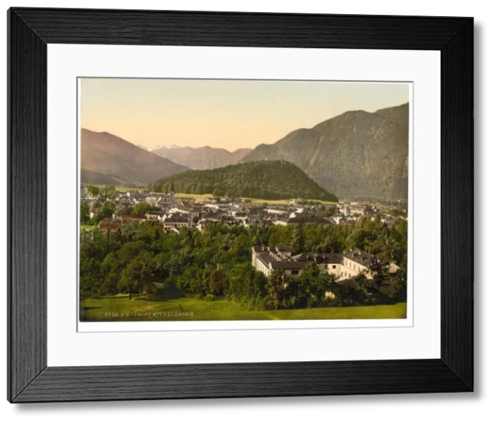 Framed Print : Ischl, from Dachstein, Upper Austria, Austro-Hungary Framed Print : Ischl, from Dachstein, Upper Austria, Austro-Hungary