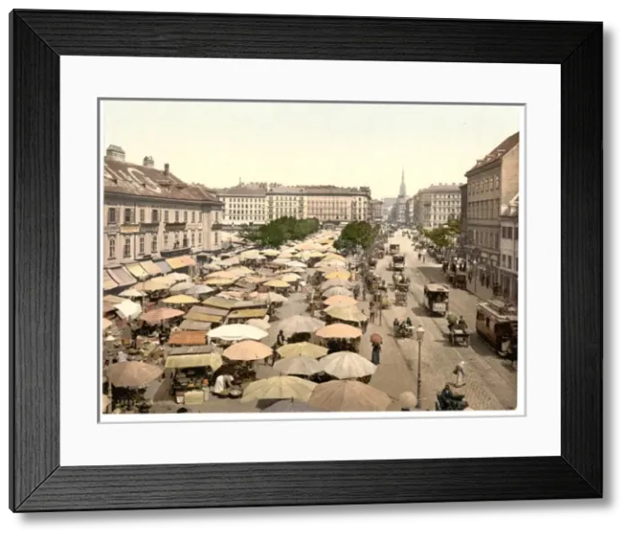 Framed Print : Nasch Market, Vienna, Austro-Hungary Framed Print : Nasch Market, Vienna, Austro-Hungary
