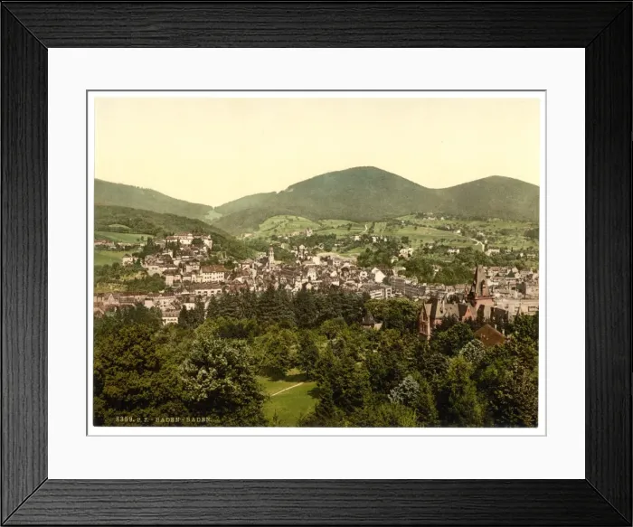 Framed Print : Baden-Baden, Baden, Germany