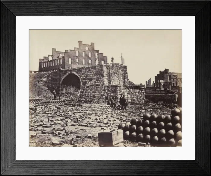 Framed Print : Ruins of arsenal, Richmond, Virginia Framed Print : Ruins of arsenal, Richmond, Virginia