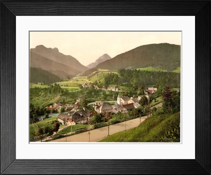Framed Print : Untertarvis and Konigsberg, Carinthia, Austro-Hungary Framed Print : Untertarvis and Konigsberg, Carinthia, Austro-Hungary