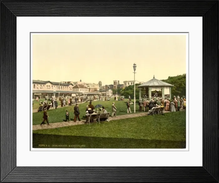 Framed Print : Market place, Norderney, Germany Framed Print : Market place, Norderney, Germany
