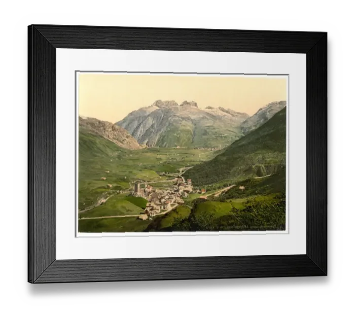 Framed Print : Hospenthal, Andermatt, Switzerland Framed Print : Hospenthal, Andermatt, Switzerland