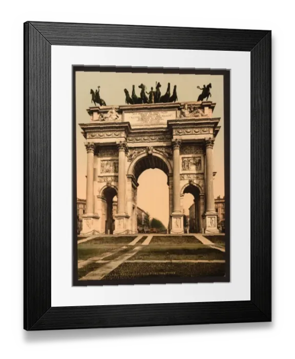 Framed Print : The Arch of Peace, Milan, Italy