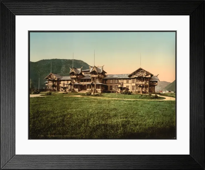 Framed Print : Hotel Dalen, Telemarken (i. e, Telemark), Norway Framed Print : Hotel Dalen, Telemarken (i. e, Telemark), Norway