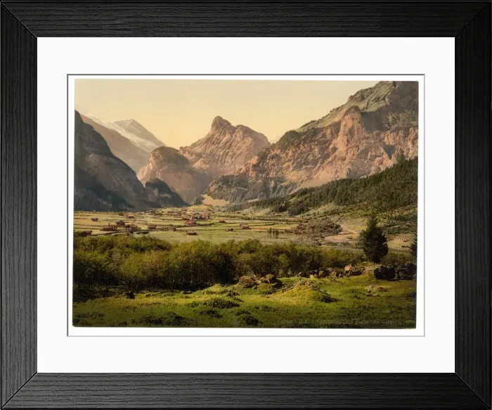 Framed Print : Kandersteg village, Bernese Oberland, Switzerland Framed Print : Kandersteg village, Bernese Oberland, Switzerland