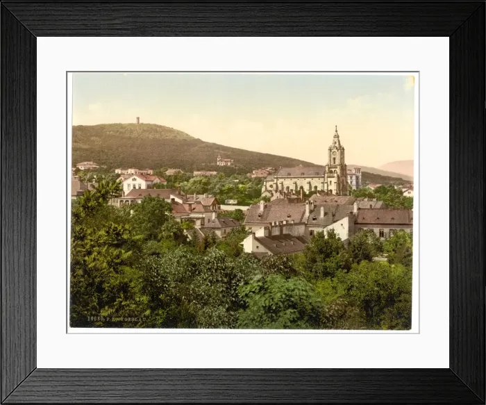 Framed Print : Voeslau (i. e. Voslau), general view, Vienna, Austro-Hungary Framed Print : Voeslau (i. e. Voslau), general view, Vienna, Austro-Hungary