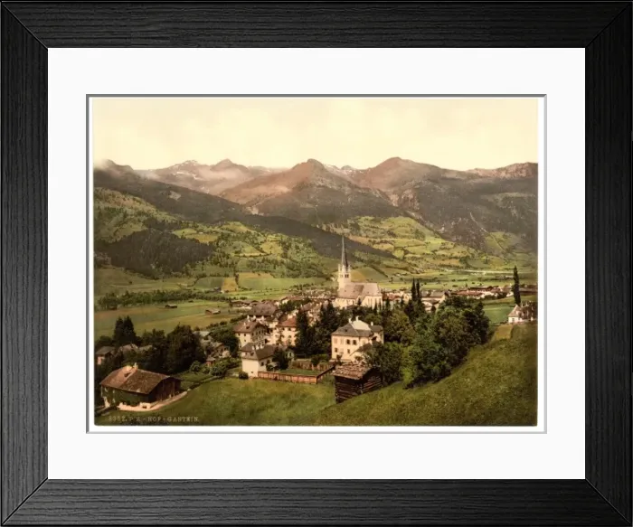 Framed Print : Gastein (i. e. Hof Gastein), Salzburg, Austro-Hungary
