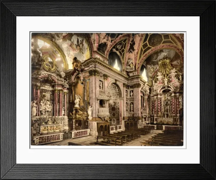 Framed Print : Interior Scalzi, Venice, Italy Framed Print : Interior Scalzi, Venice, Italy
