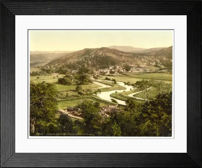 Framed Print : Vale of Festiniog from Terrace Plas, Festiniog i. e. Ffestini Framed Print : Vale of Festiniog from Terrace Plas, Festiniog i. e. Ffestini