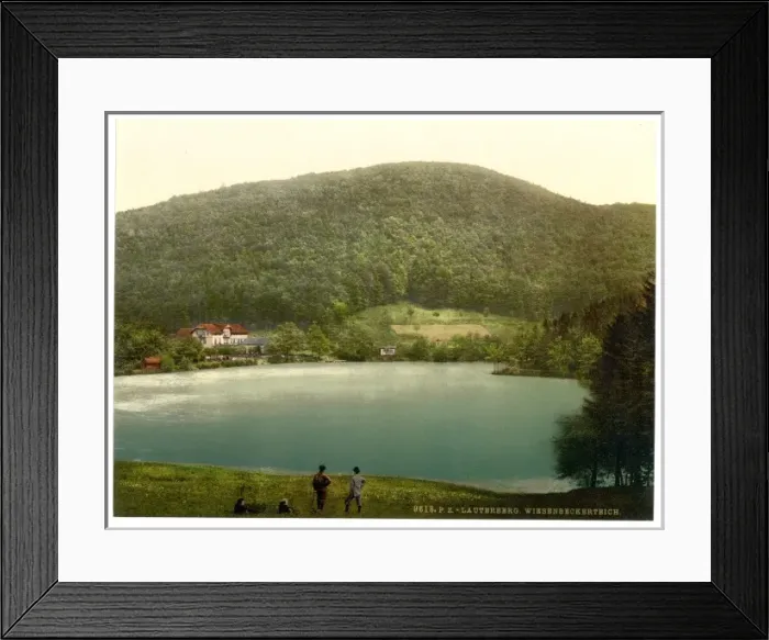 Framed Print : Weisenbecker Teich, Lauterberg (i. e. Bad Lauterberg im Harz) Framed Print : Weisenbecker Teich, Lauterberg (i. e. Bad Lauterberg im Harz)