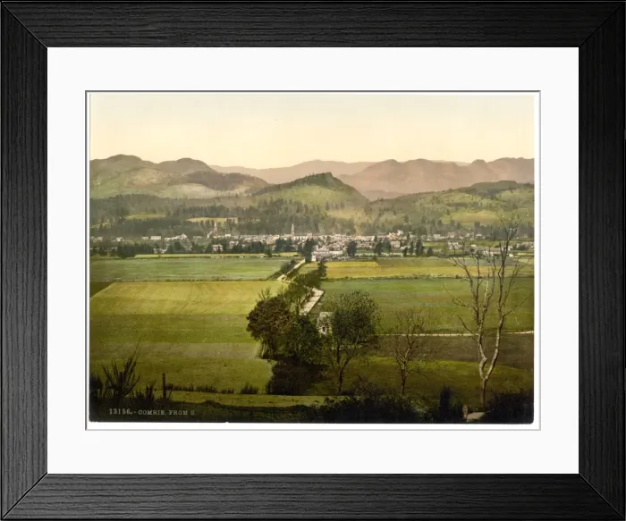 Framed Print : From south, Comrie, Scotland Framed Print : From south, Comrie, Scotland
