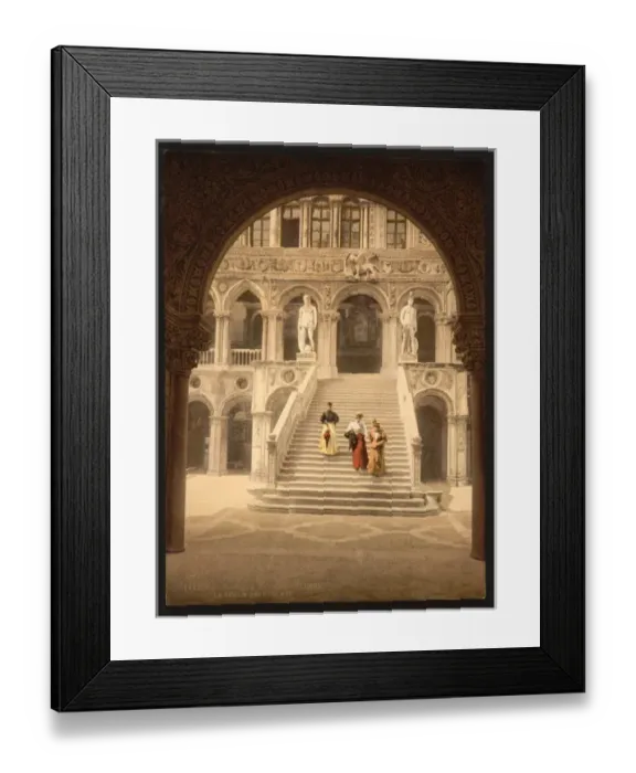 Framed Print : The Staircase of the Giants, Venice, Italy Framed Print : The Staircase of the Giants, Venice, Italy