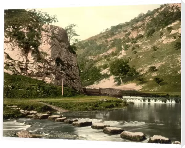 Dovedale, stepping stones, Derbyshire, England