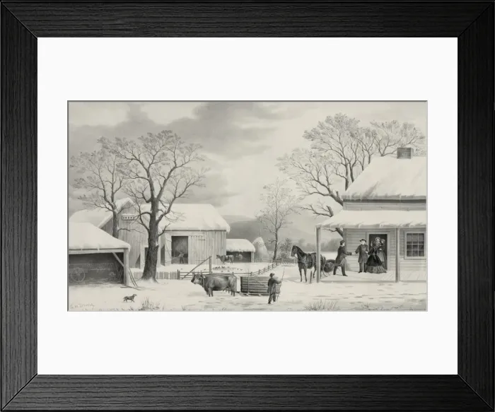 Framed Print : Home to Thanksgiving