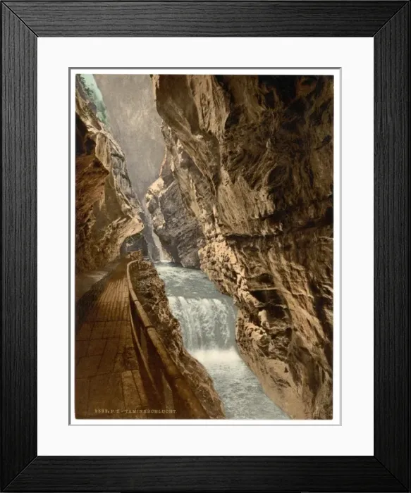 Framed Print : Ragatz, Gorge of the Tamina, St. Gall, Switzerland Framed Print : Ragatz, Gorge of the Tamina, St. Gall, Switzerland