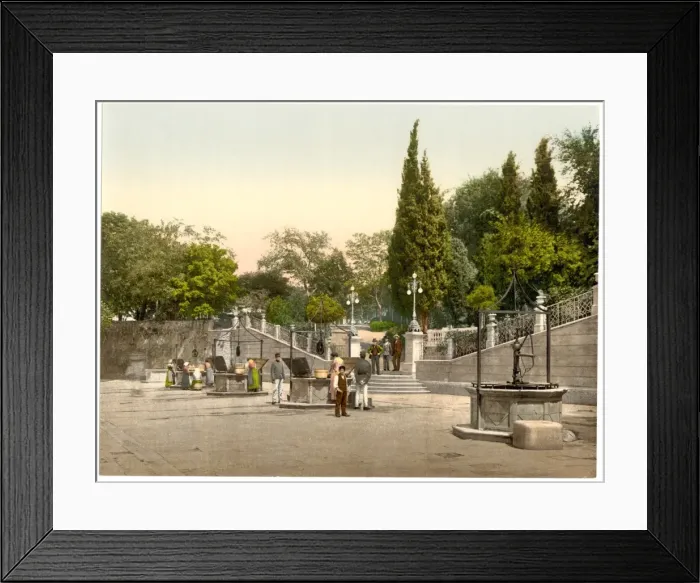 Framed Print : Zara, Icinque Wells (i. e. Cinque Pozzi), Dalmatia, Austro-H Framed Print : Zara, Icinque Wells (i. e. Cinque Pozzi), Dalmatia, Austro-H