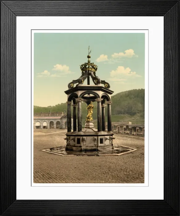 Framed Print : Einsiedeln, the fountain, Lake Lucerne, Switzerland Framed Print : Einsiedeln, the fountain, Lake Lucerne, Switzerland