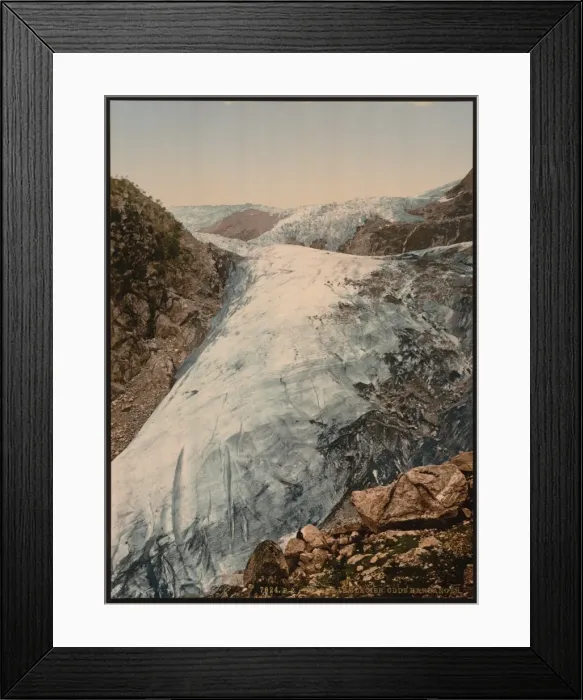Framed Print : Buerbrae (i. e. Buarbreen) Glacier, Odde (i. e. Odda), Hardan Framed Print : Buerbrae (i. e. Buarbreen) Glacier, Odde (i. e. Odda), Hardan