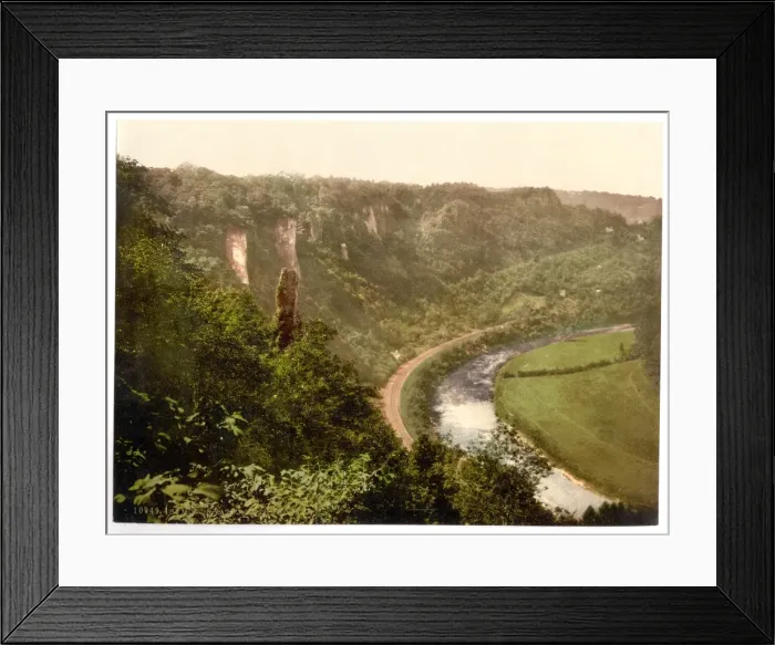 Framed Print : From the Rock, II. Symonds Yat, England Framed Print : From the Rock, II. Symonds Yat, England