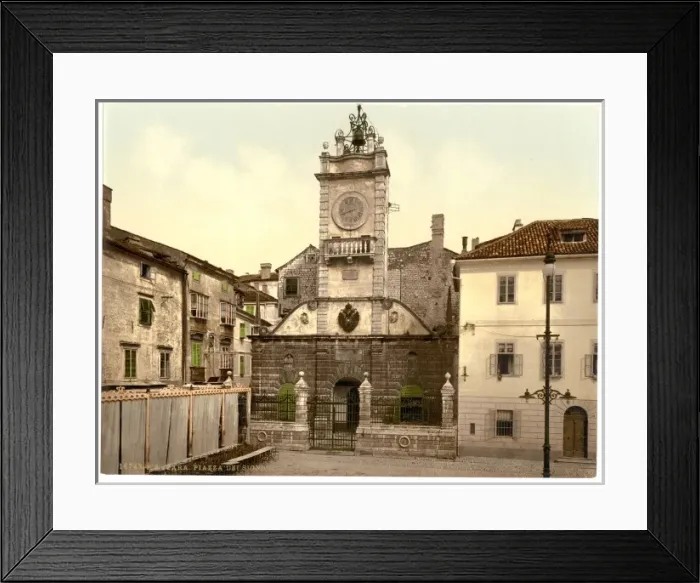 Framed Print : Zara, Signori Square, Dalmatia, Austro-Hungary Framed Print : Zara, Signori Square, Dalmatia, Austro-Hungary