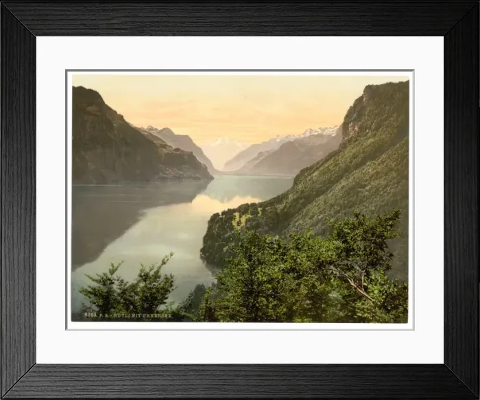 Framed Print : Rutli, and Urnersee, Lake Lucerne, Switzerland Framed Print : Rutli, and Urnersee, Lake Lucerne, Switzerland