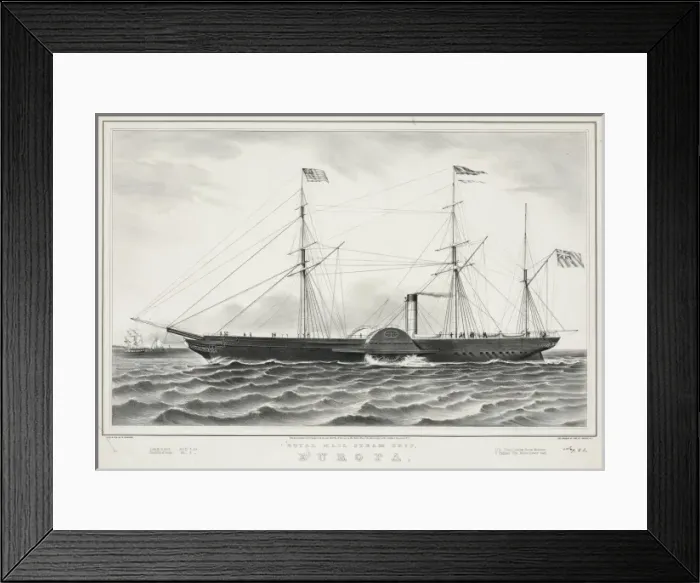 Framed Print : Royal mail steam ship, Europe Framed Print : Royal mail steam ship, Europe