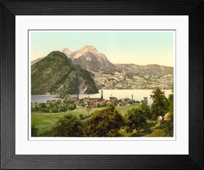 Framed Print : Stansstad, Pilatus, Switzerland Framed Print : Stansstad, Pilatus, Switzerland