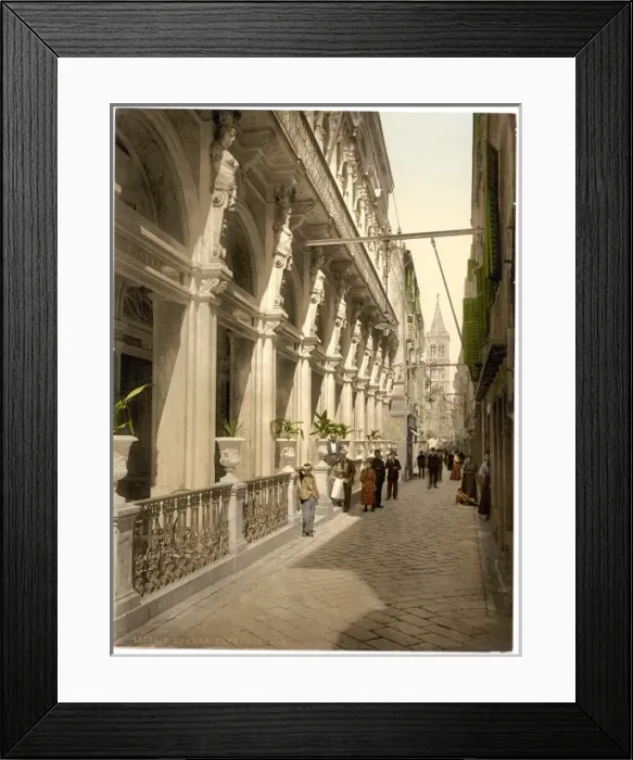 Framed Print : Zara, Central Cafe, Dalmatia, Austro-Hungary Framed Print : Zara, Central Cafe, Dalmatia, Austro-Hungary