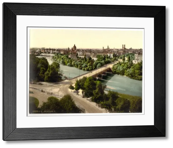 Framed Print : Munich from the Maximilianeum, Bavaria, Germany Framed Print : Munich from the Maximilianeum, Bavaria, Germany