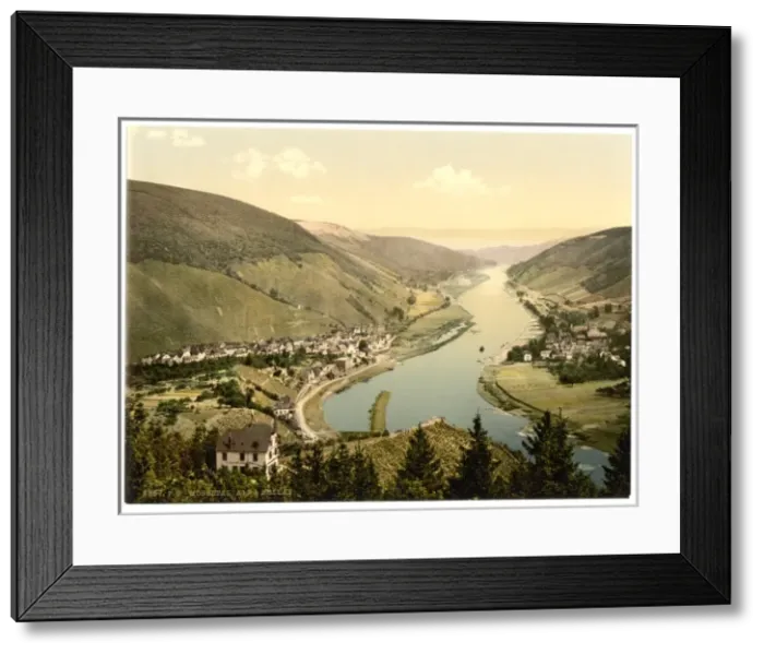 Framed Print : Alf and Bullay, Moselle, valley of, Germany Framed Print : Alf and Bullay, Moselle, valley of, Germany
