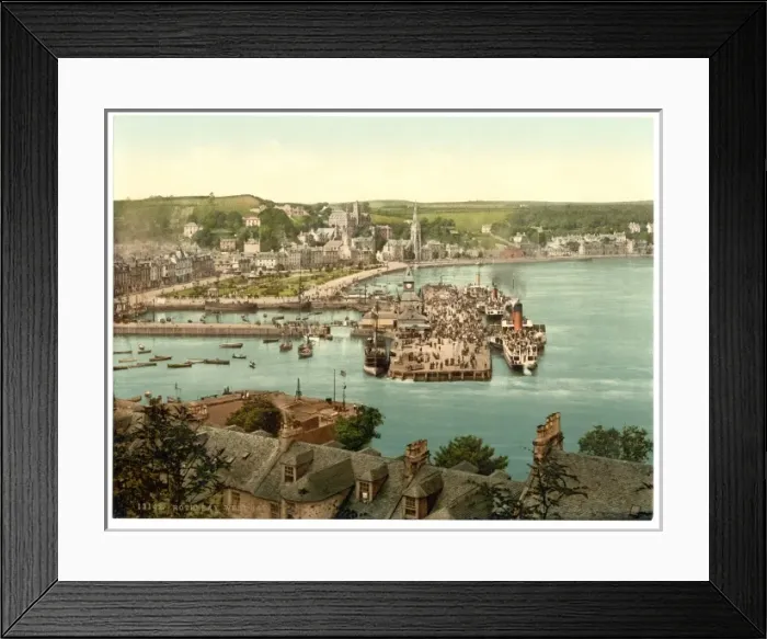 Framed Print : West Bay, Rothsay (i. e. Rothesay), Scotland Framed Print : West Bay, Rothsay (i. e. Rothesay), Scotland