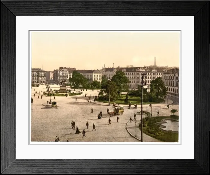 Framed Print : Ernest-August Square, Hanover, Hanover, Germany Framed Print : Ernest-August Square, Hanover, Hanover, Germany