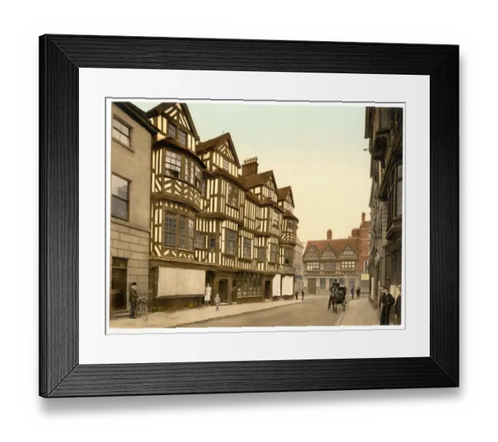 Framed Print : Irelands Mansion, Shrewsbury, England Framed Print : Irelands Mansion, Shrewsbury, England