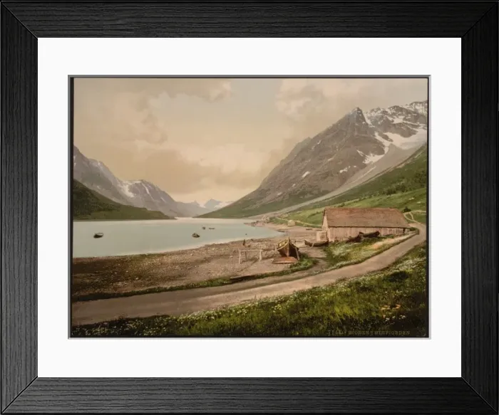 Framed Print : In Ulsfjorden (i. e. Ullsfjorden), Kjosen, Norway Framed Print : In Ulsfjorden (i. e. Ullsfjorden), Kjosen, Norway