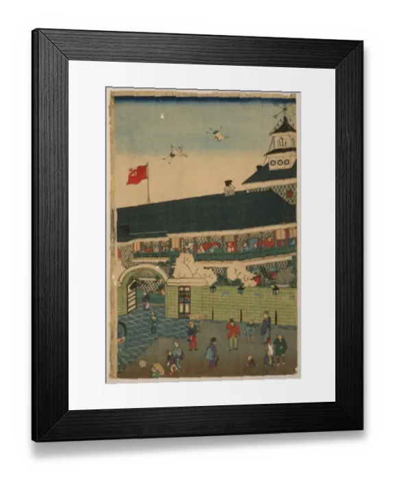 Framed Print : Tsukiji hotel Framed Print : Tsukiji hotel