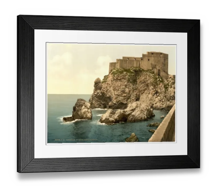 Framed Print : Ragusa, San Lorenzo Fort, Dalmatia, Austro-Hungary Framed Print : Ragusa, San Lorenzo Fort, Dalmatia, Austro-Hungary
