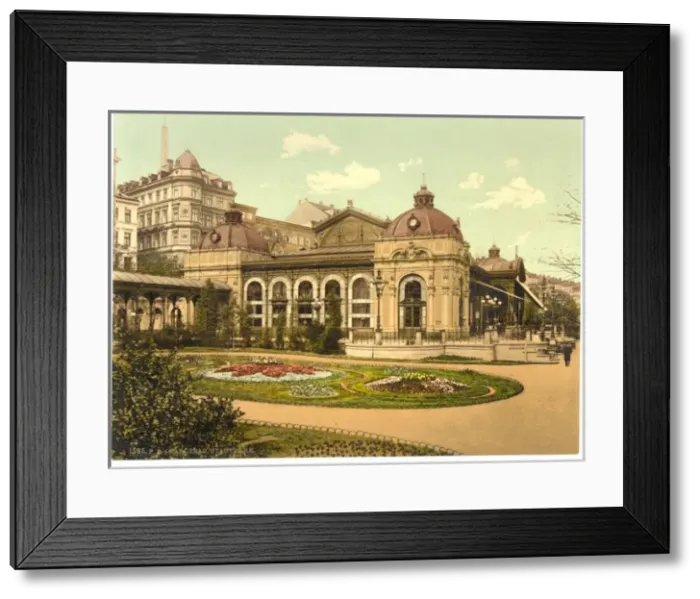 Framed Print : City park, Carlsbad, Bohemia, Austro-Hungary Framed Print : City park, Carlsbad, Bohemia, Austro-Hungary