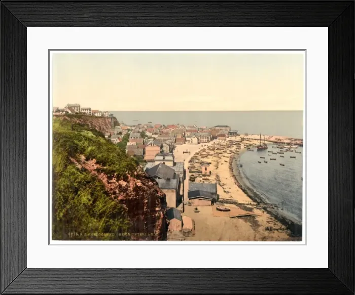 Framed Print : Oberland and Unterland (Upper and Lower Land), Helgoland, Ge Framed Print : Oberland and Unterland (Upper and Lower Land), Helgoland, Ge