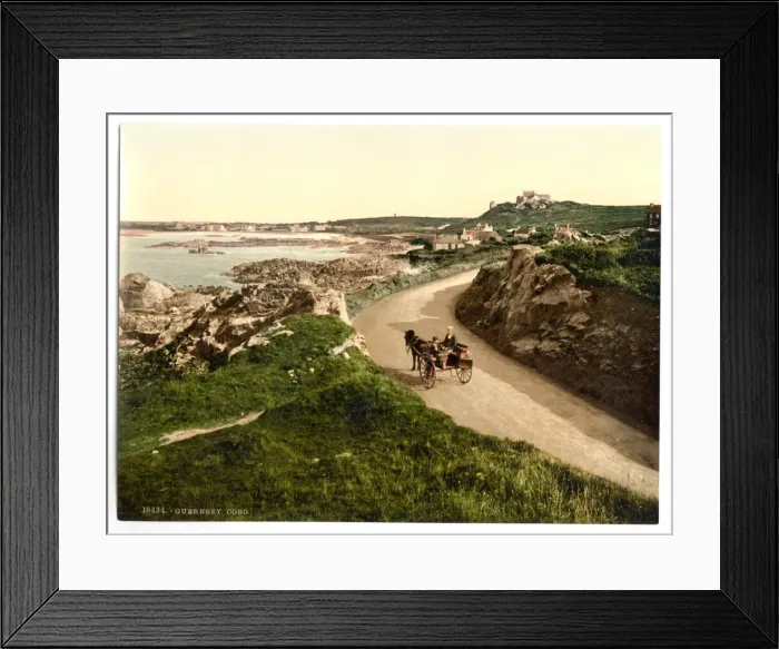 Framed Print : Guernsey, Cobo, Channel Islands, England Framed Print : Guernsey, Cobo, Channel Islands, England