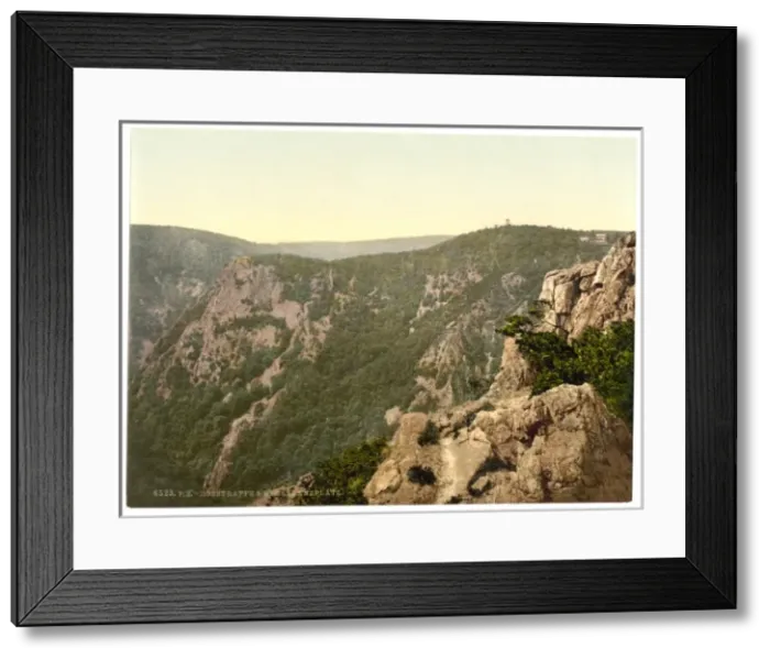 Framed Print : Rosstrappe and Hexentanzplatz, Hartz, Germany Framed Print : Rosstrappe and Hexentanzplatz, Hartz, Germany