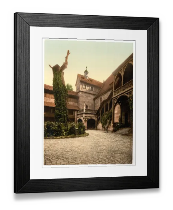 Framed Print : The Castle court, Nuremberg, Bavaria, Germany Framed Print : The Castle court, Nuremberg, Bavaria, Germany