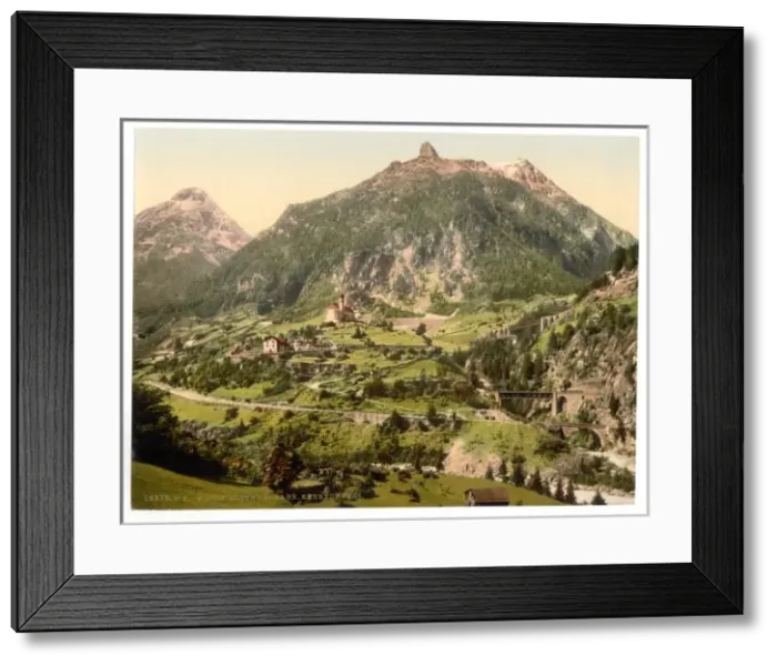 Framed Print : Wassen, the tunnels, St. Gotthard Railway, Switzerland Framed Print : Wassen, the tunnels, St. Gotthard Railway, Switzerland