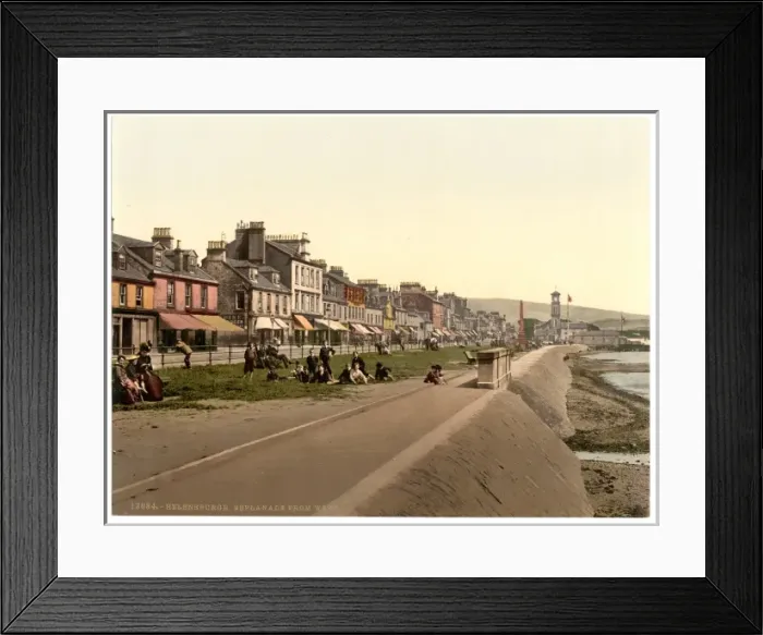Framed Print : Esplanade from west, Helensburgh, Scotland Framed Print : Esplanade from west, Helensburgh, Scotland