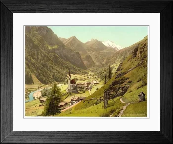 Framed Print : Glockner District, Heiligenblut, Carinthia, Austro-Hungary Framed Print : Glockner District, Heiligenblut, Carinthia, Austro-Hungary