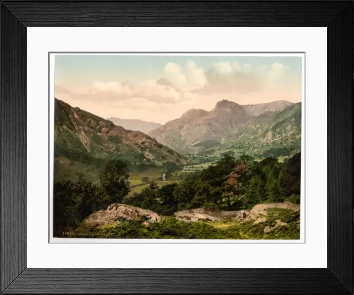 Framed Print : Windermere, Langdale Valley, Lake District, England Framed Print : Windermere, Langdale Valley, Lake District, England